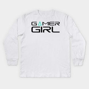 Gamer girl Kids Long Sleeve T-Shirt